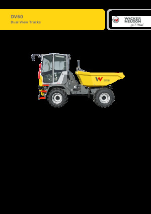 Dumpers a Ruote Wacker Neuson DV60 dual view