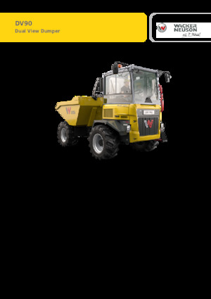 Dumpers a Ruote Wacker Neuson DV90 dual view