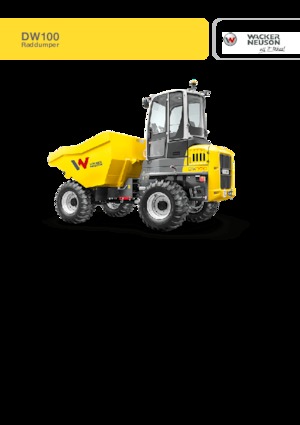 Dumpers a Ruote Wacker Neuson DW100
