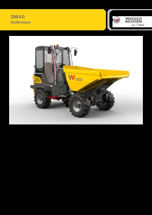 Dumpers a Ruote Wacker Neuson DW40-2 