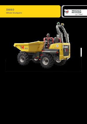 Dumpers a Ruote Wacker Neuson DW60-2