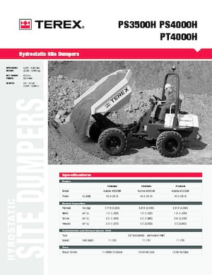 Dumpers a Ruote Terex PS 4000 H