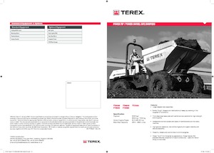 Dumpers a Ruote Terex PT 6000