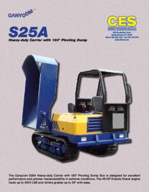 Dumper cingolati Kato S25A