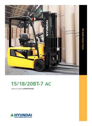 Carrelli elevatori frontali elettrici Hyundai 18 BT 7 ac