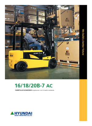 Carrelli elevatori frontali elettrici Hyundai 18 B 7