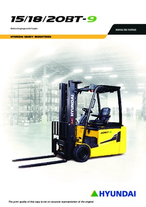 Carrelli elevatori frontali elettrici Hyundai 20 BT 9 ac