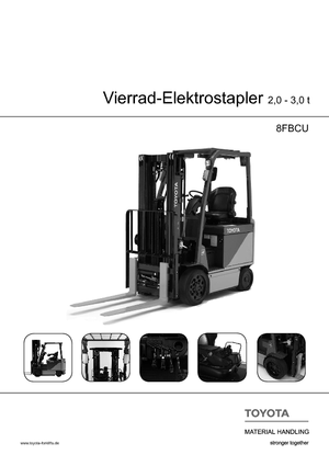 Carrelli elevatori frontali elettrici Toyota 8 FBCU 25