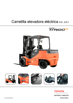 Carrelli elevatori frontali elettrici Toyota 8 FBMHT 85 