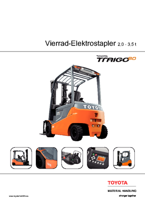 Carrelli elevatori frontali elettrici Toyota 8 FBMT 30