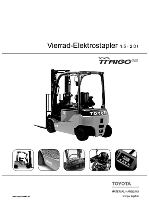 Carrelli elevatori frontali elettrici Toyota 8 FBMT 15