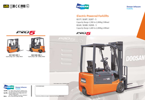 Carrelli elevatori frontali elettrici Doosan B 16 x