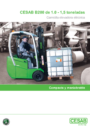 Carrelli elevatori frontali elettrici Cesab B 210