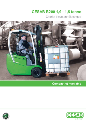 Carrelli elevatori frontali elettrici Cesab B 210