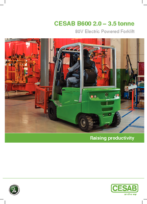 Carrelli elevatori frontali elettrici Cesab B 625 L