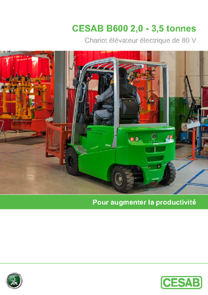 Carrelli elevatori frontali elettrici Cesab B 625 L