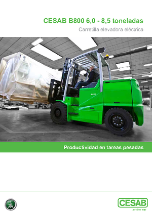 Carrelli elevatori frontali elettrici Cesab B 860