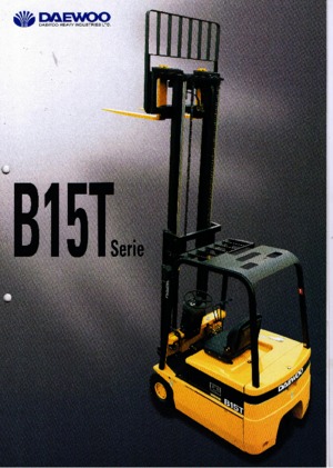 Carrelli elevatori frontali elettrici Doosan B 15 T