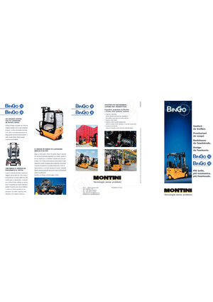 Carrelli elevatori frontali elettrici Montini Bingo plus N 163