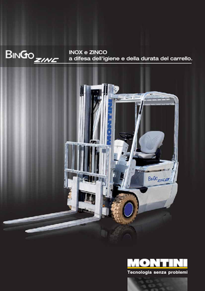Carrelli elevatori frontali elettrici Montini Bingo Zinc 183