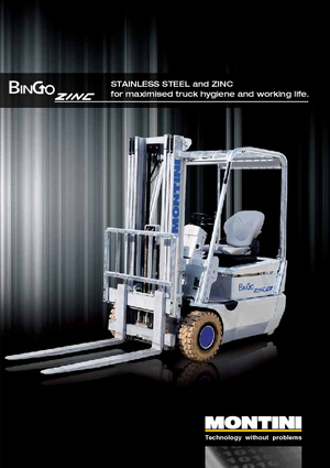 Carrelli elevatori frontali elettrici Montini Bingo Zinc 200