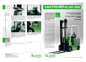 Carrelli elevatori frontali elettrici Cesab cenTAURO 48 160L AC