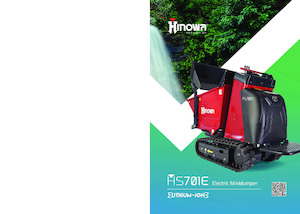 Dumper cingolati elettrici Hinowa HS701E