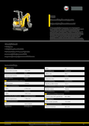Escavatori cingolati elettrici Wacker Neuson 803 dual power 