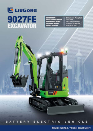 Escavatori cingolati elettrici Liugong 9027FE