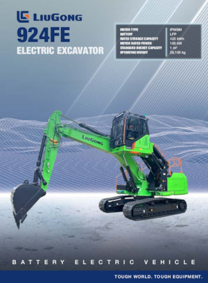 Escavatori cingolati elettrici Liugong 924FE