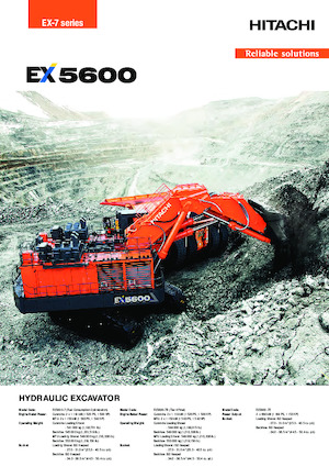 Escavatori cingolati elettrici Hitachi EX5600-7E