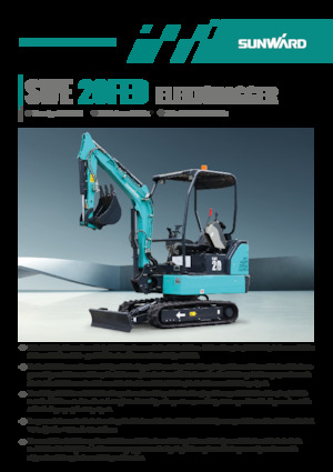 Escavatori cingolati elettrici Sunward SWE20FED
