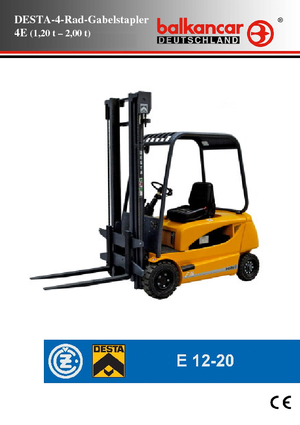 Carrelli elevatori frontali elettrici Desta E 20 ac