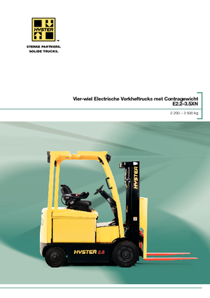 Carrelli elevatori frontali elettrici Hyster E3.0XN