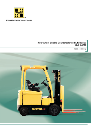 Carrelli elevatori frontali elettrici Hyster E3.0XN