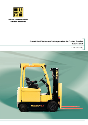 Carrelli elevatori frontali elettrici Hyster E3.0XN