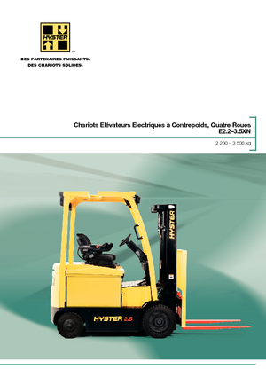 Carrelli elevatori frontali elettrici Hyster E3.0XN