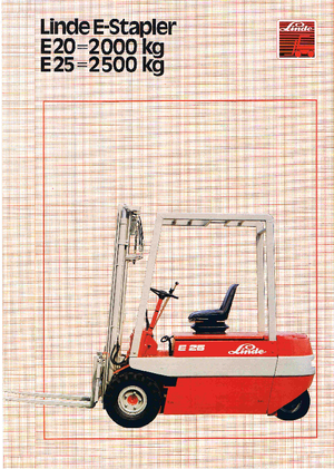 Carrelli elevatori frontali elettrici Linde E 25