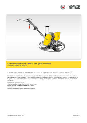 Lisciatrici Wacker Neuson CT 36-400 E