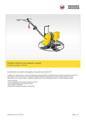 Lisciatrici Wacker Neuson CT 36-400 E