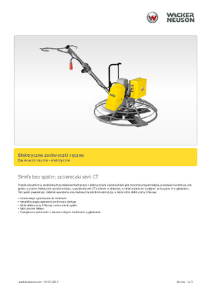 Lisciatrici Wacker Neuson CT 36-400 E