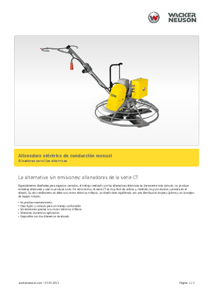 Lisciatrici Wacker Neuson CT 36-400 E