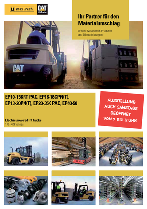 Carrelli elevatori frontali elettrici Caterpillar EP35K PAC