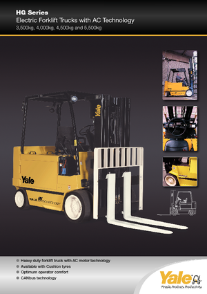 Carrelli elevatori frontali elettrici Yale ERC 45 HG