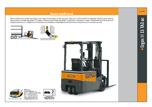 Carrelli elevatori frontali diesel OMG Ergos III 15 TA 3 ac