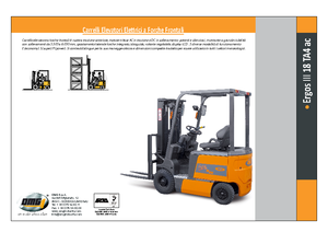 Carrelli elevatori frontali elettrici OMG Ergos III 18 TA 4 