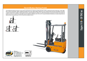 Carrelli elevatori frontali elettrici OMG Ergos III 8 TA 3 ac 