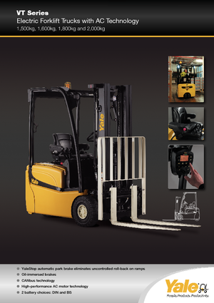 Carrelli elevatori frontali elettrici Yale ERP 18 VT