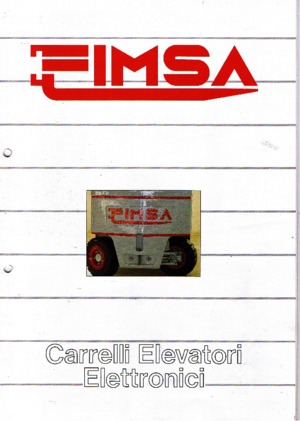 Carrelli elevatori frontali elettrici Fimsa ET 4012