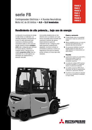 Carrelli elevatori frontali elettrici Mitsubishi FB45